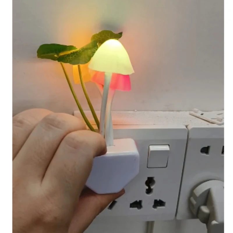 Mushroom LED Plug-In Night Light