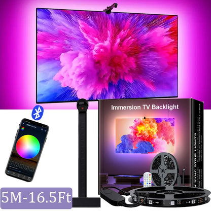 TV Sync RGBIC Backlight with Camera