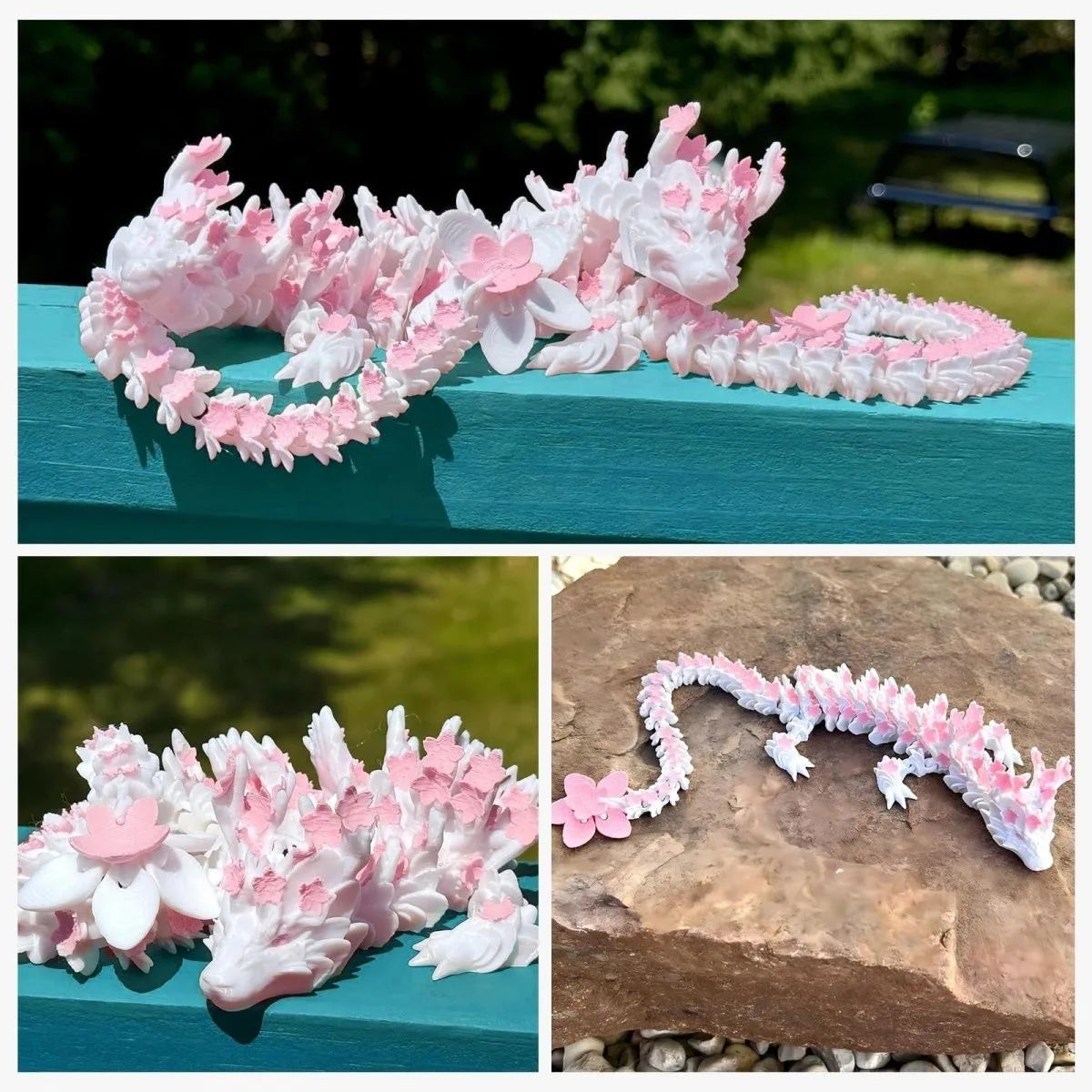 Cherry Blossom Articulated Dragon