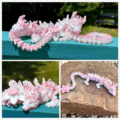 Cherry Blossom Articulated Dragon