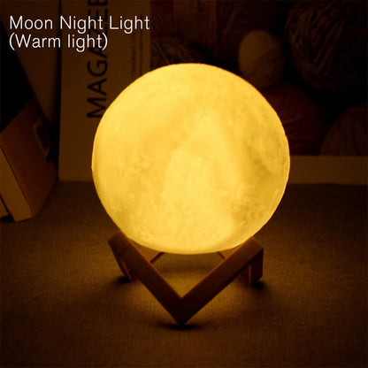 Battery Moon Lamp Night Light