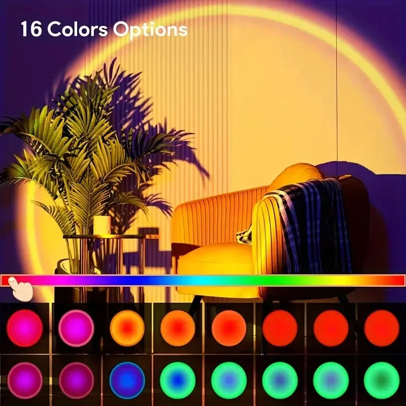 Sunset Projection Lamp with Remote