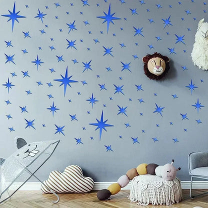 Acrylic Star Mirror Wall Stickers