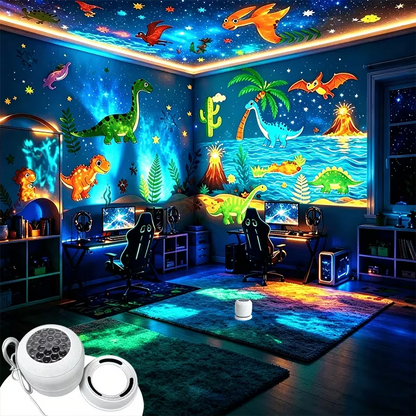 Dinosaur Forest Rotating Projection Light