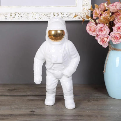Ceramic Astronaut Sculpture 30cm