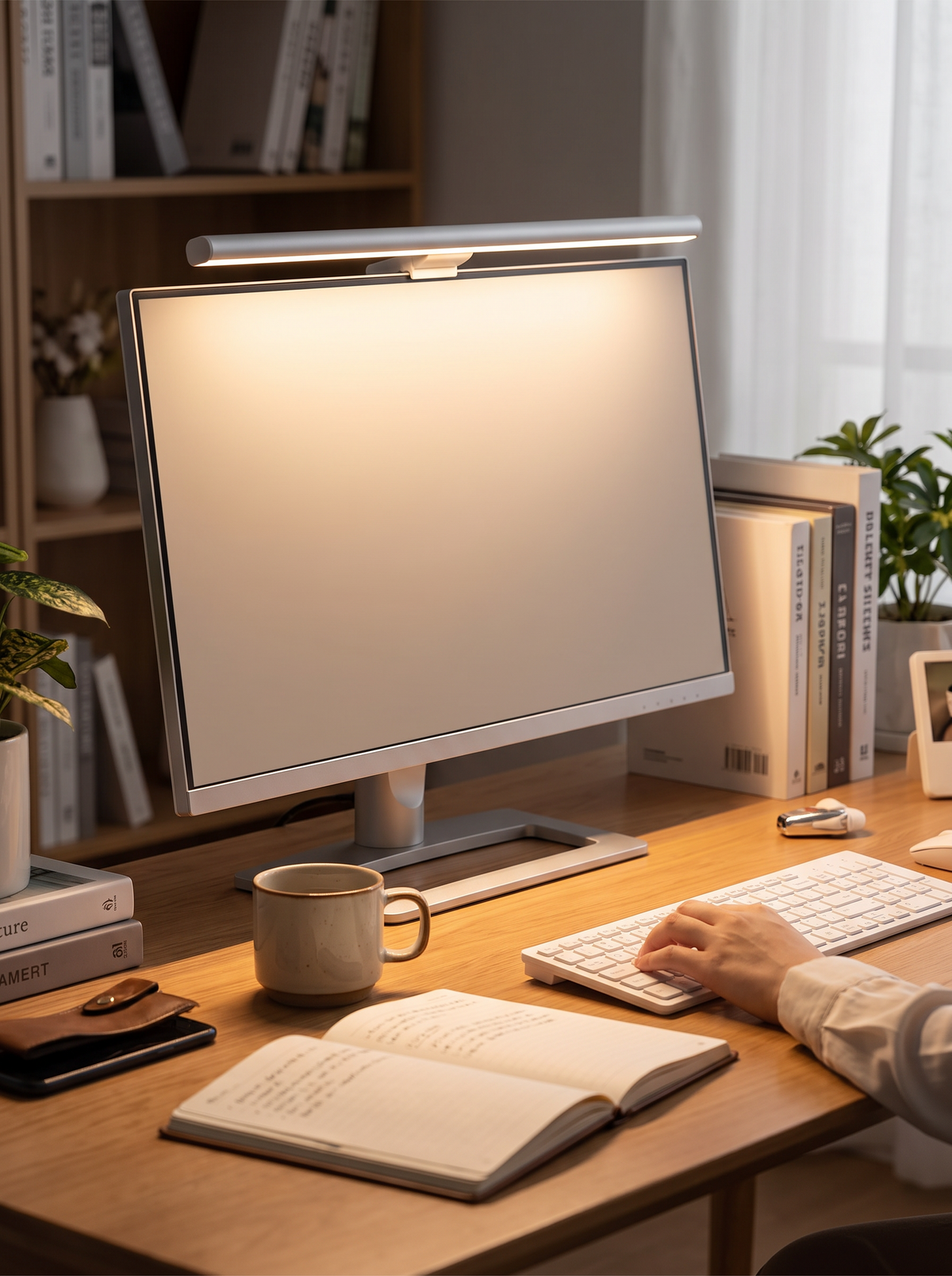 50cm monitor light bar lighting a desk