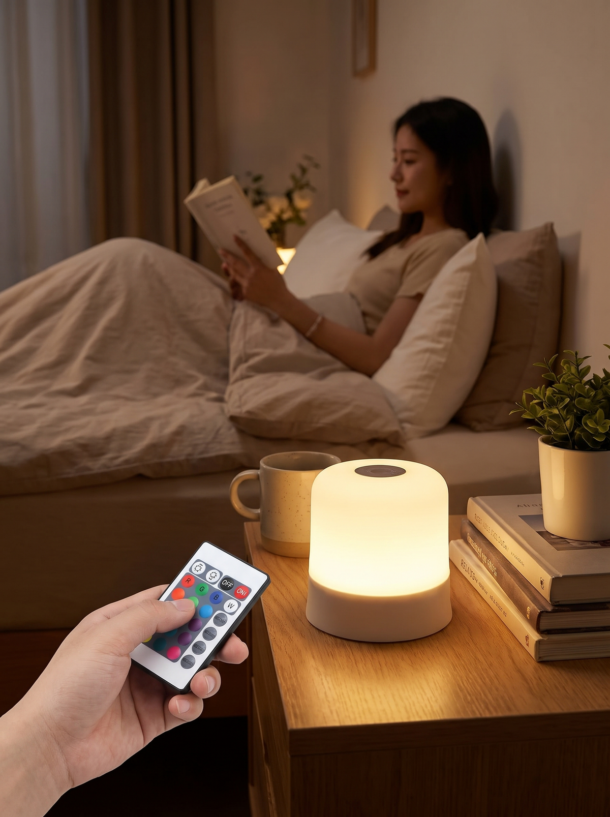 Controlling a night light with its remote